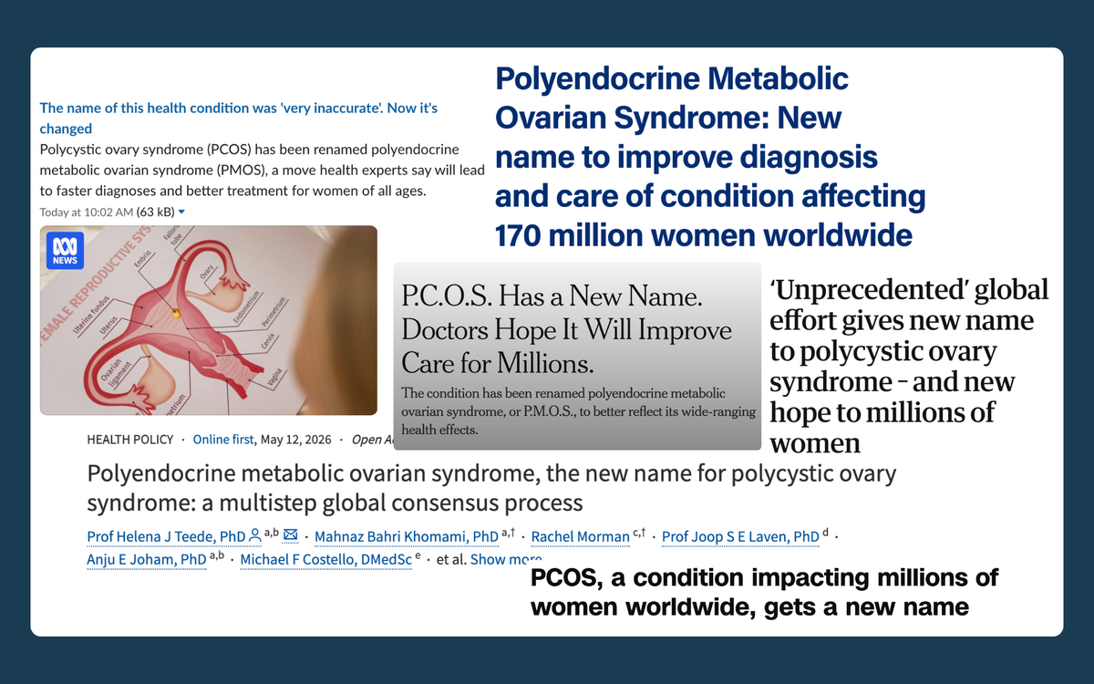 PCOS Has Been Renamed PMOS - Here's What You Need to Know